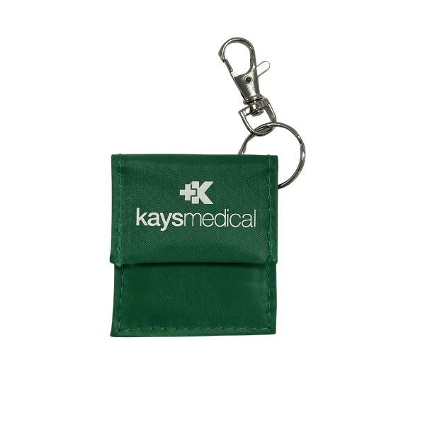Blue Lion Key Fob Pouch - Green